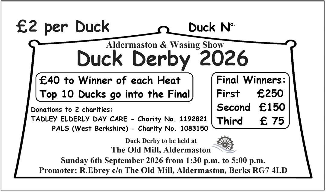 2026 Duck Derby Ticket